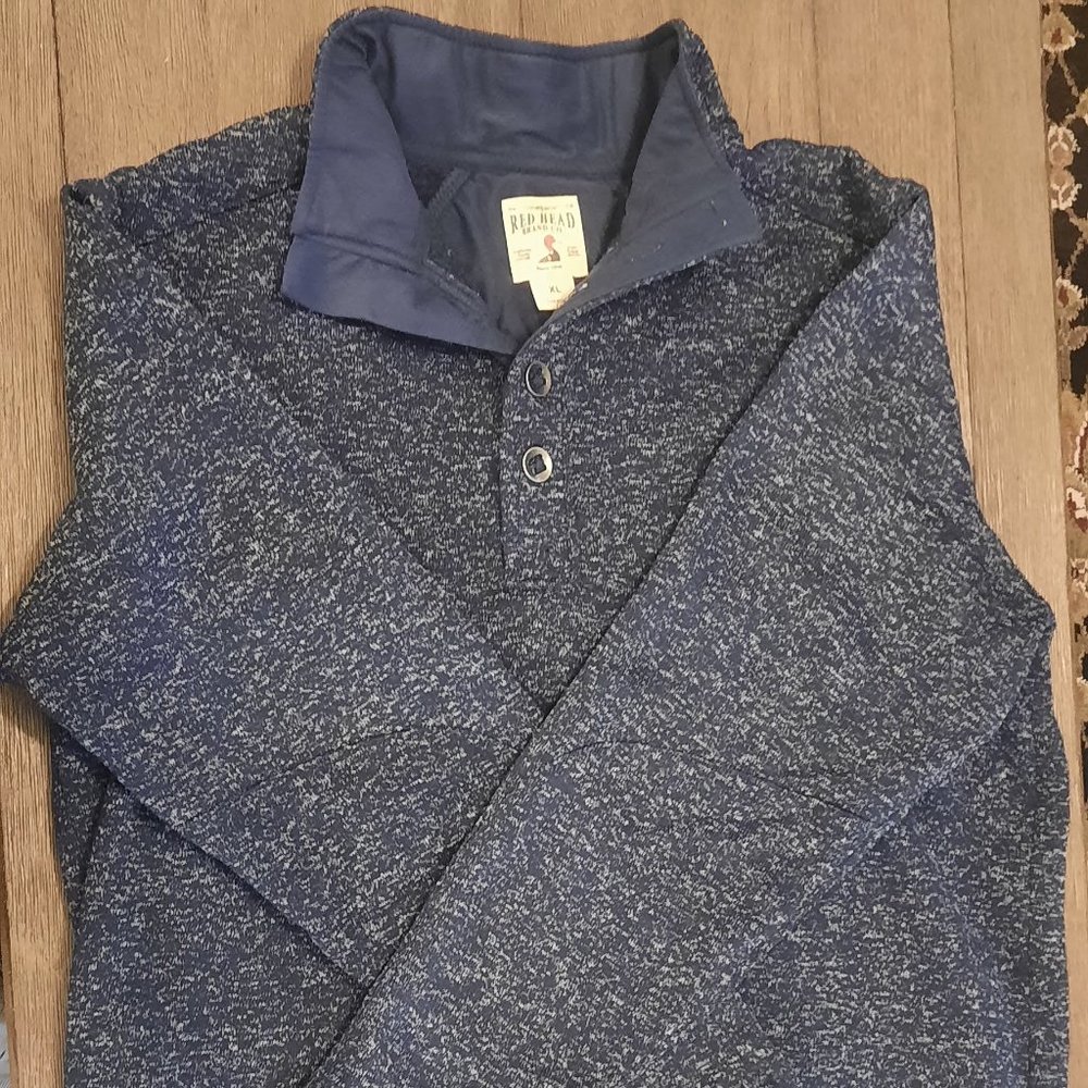 Red Head Brand Co Blue Sweater Men's XL RN #74747 CA #45117